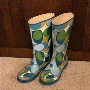 Coach slip on boots